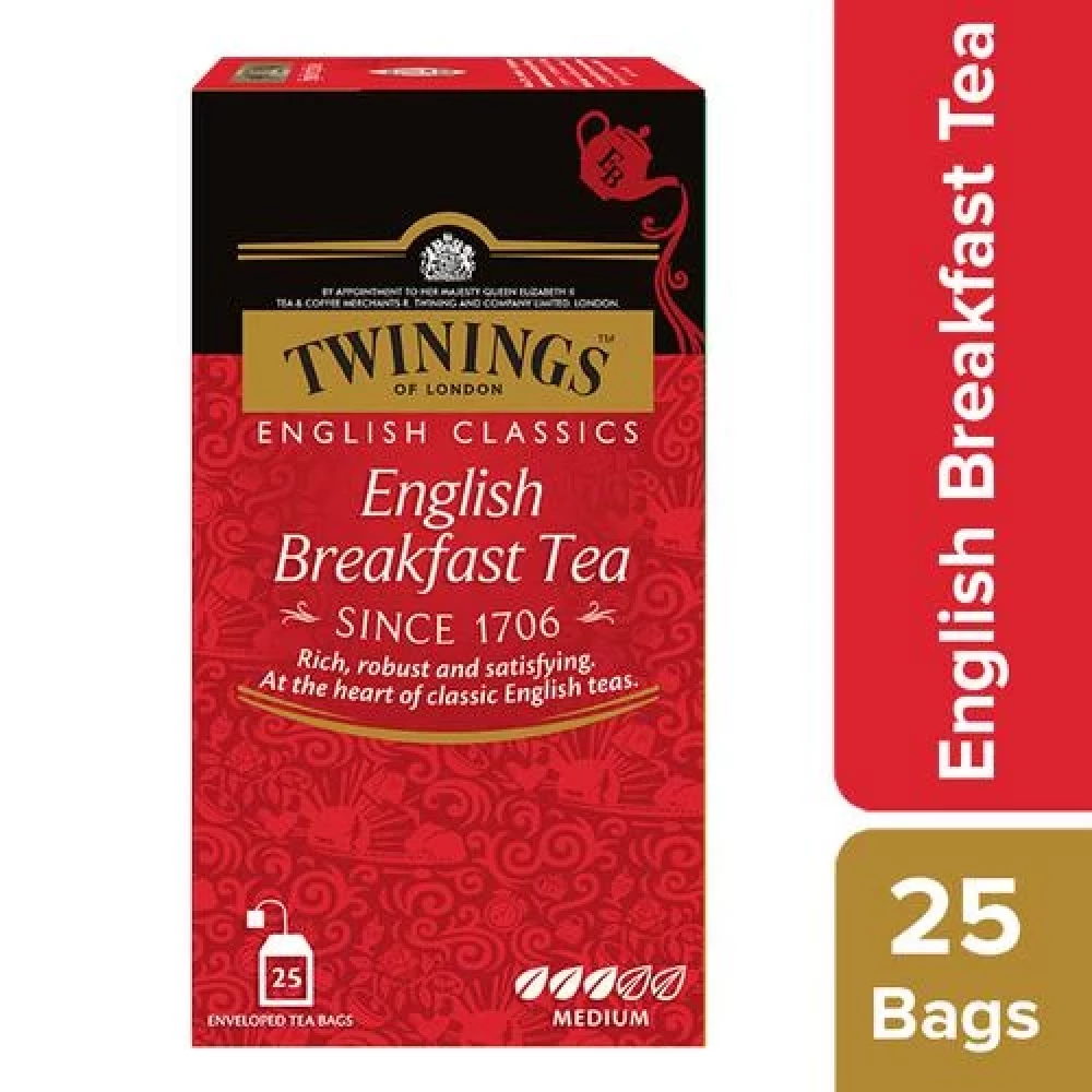 Twinings English Classics Breakfast Tea, 25 pcs-1.webp